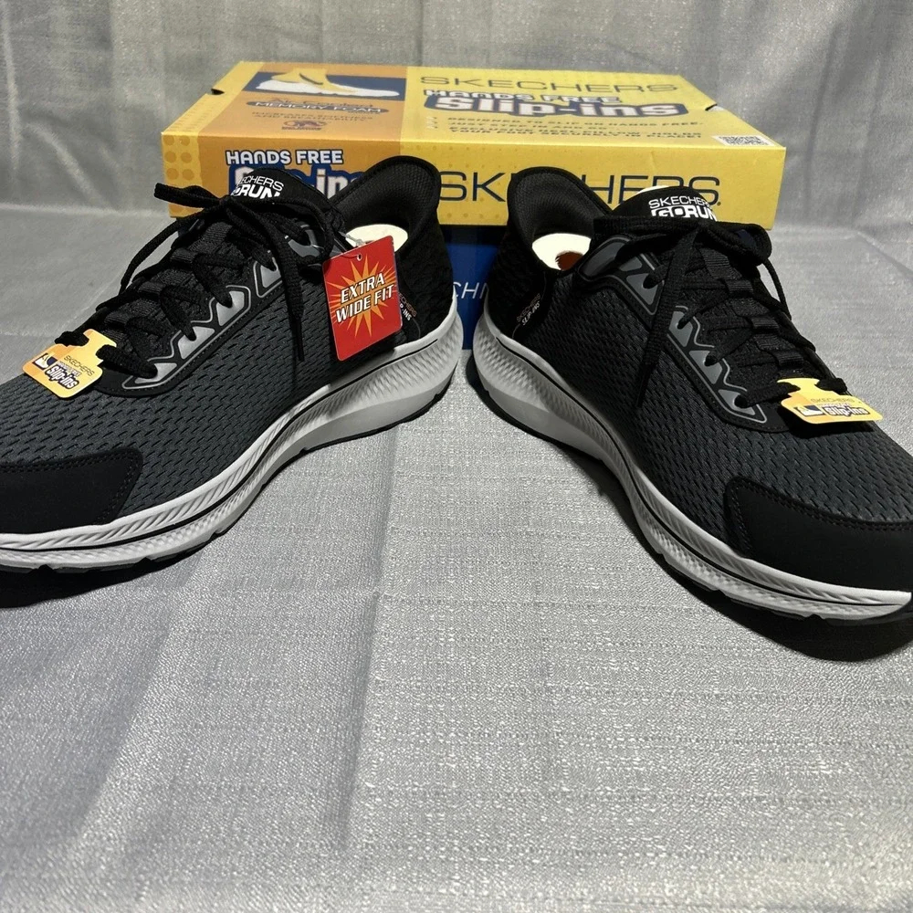 Skechers Men's Slip-ins Go Run Consistent 2.0 Empowered SZ 13 Memory Foam Black